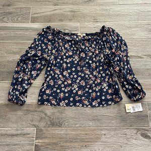 Rewind off the shoulder top